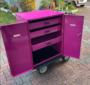 motorised minibar cart inside